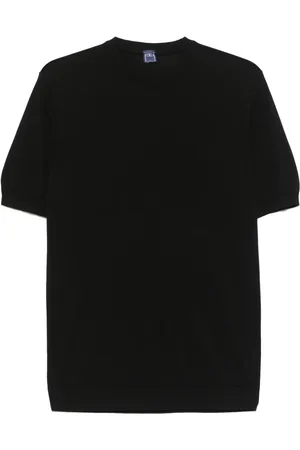 FEDELI Fein gestricktes T-Shirt