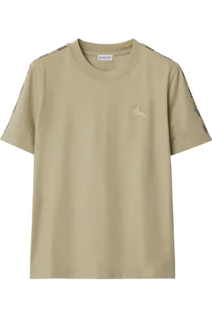 Burberry T-Shirt mit Logo-Stickerei