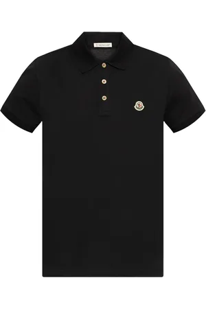 Moncler Poloshirt mit Logo-Applikation