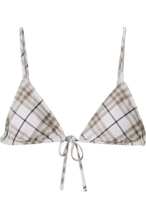 Burberry Kariertes Bikinioberteil