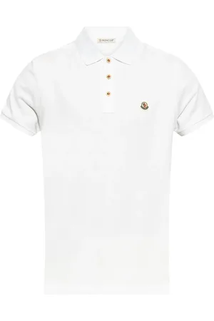 Moncler Poloshirt mit Logo-Applikation