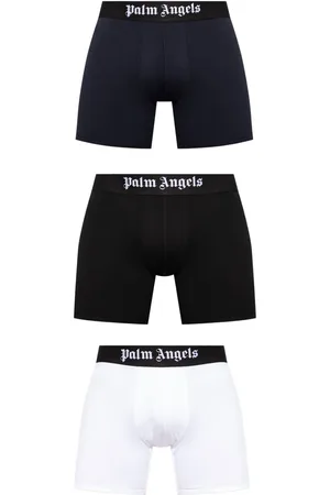 Palm Angels Set aus drei Boxershorts mit Logo-Bund