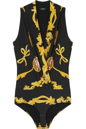 VERSACE Drapierter Cameo Body aus Seide