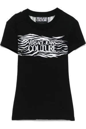 VERSACE Crystal Zebra T-Shirt