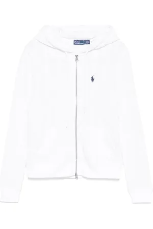 Ralph Lauren Kapuzen-Cardigan mit Zopfmuster