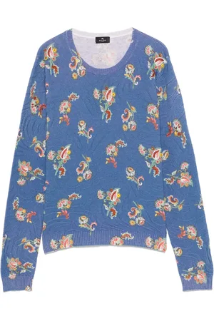 Etro Top aus Blumen-Jacquard