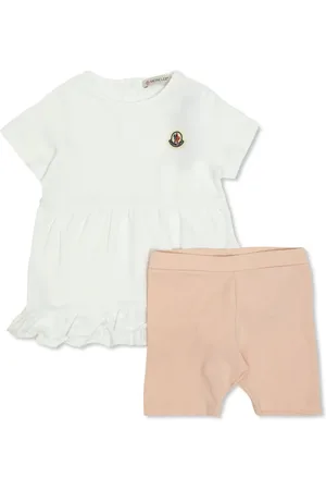 Moncler Short-Set mit Logo-Applikation