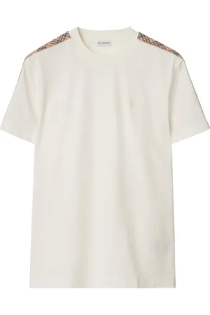 Burberry T-Shirt mit karierten Borten