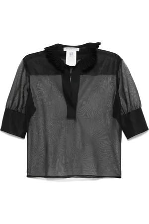 Serafini Semi-transparentes Top