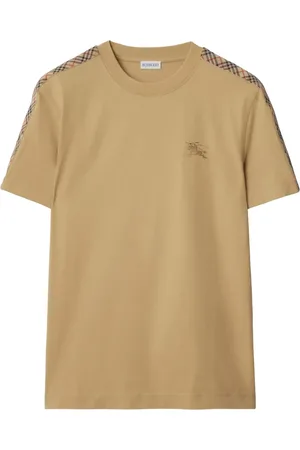 Burberry T-Shirt mit karierten Borten