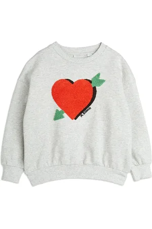 Mini Rodini Sweatshirt mit Herzmotiv