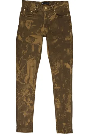 Purple Brand Gerade P001 Warm Earthly Delights "Brown" Jeans