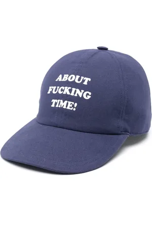 Stella McCartney Baseballkappe mit Slogan-Print