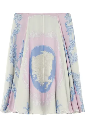 VERSACE Cameo Midirock aus Seide