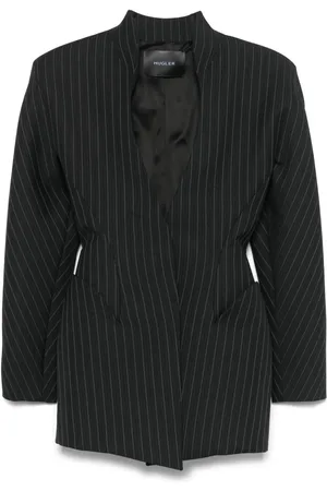 MUGLER Gestreiftes Sakko