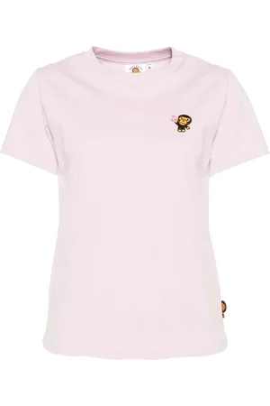 A Bathing Ape T-Shirt mit Logo-Stickerei