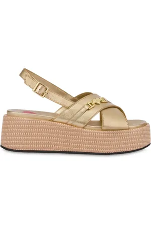 Moschino Sandalen aus Leder