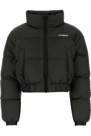 Vetements Daunenjacke mit Logo