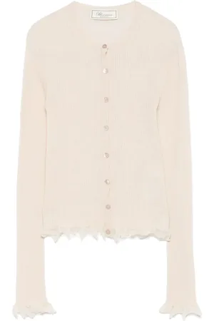 BLUMARINE Cardigan mit Rüschenborte
