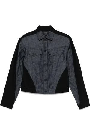 MUGLER Zweifarbige Jeansjacke