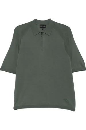 Emporio Armani Fein gestricktes Poloshirt