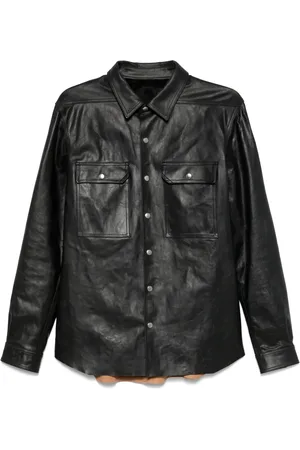 Rick Owens Klassische Lederjacke