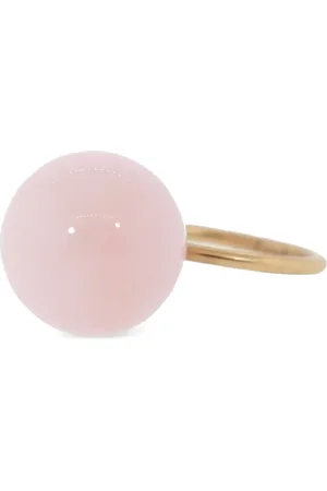 Irene Neuwirth Mittelgroßer 18kt Gumball Rotgoldring mit Opal