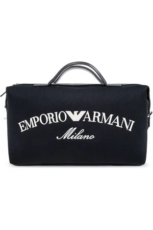 Emporio Armani Shopper mit Logo-Stickerei