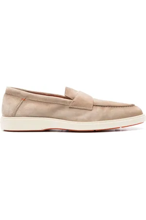 santoni Loafer aus Wildleder