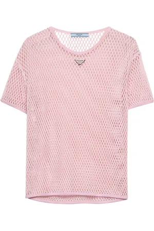 Prada T-Shirt aus Mesh