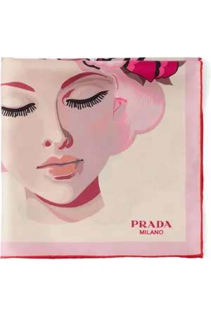 Prada Seidenschal mit Print