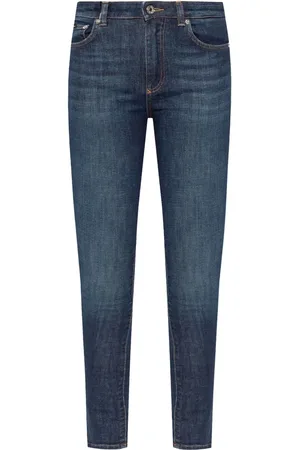 Dolce & Gabbana Skinny-Jeans mit Logo-Schild