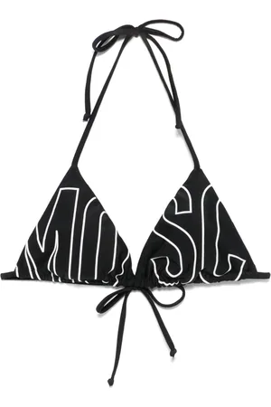 Moschino Bikinioberteil mit Logo-Print