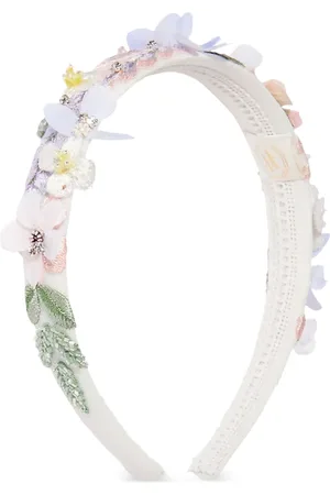 Maison Ava Stirnband mit Blumenapplikation