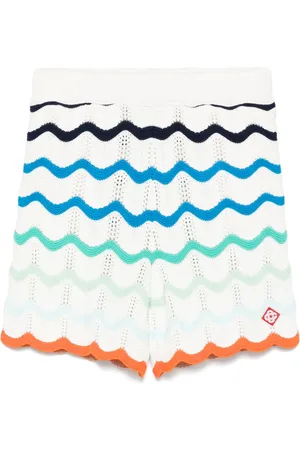 Casablanca Gehäkelte Gradient Wave Shorts