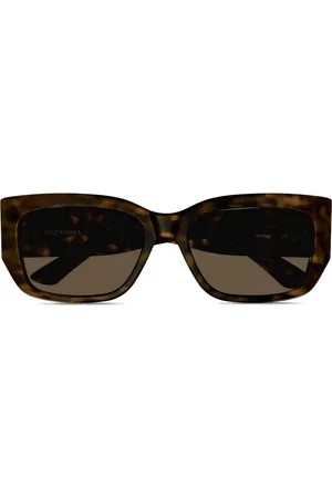 Balenciaga Sonnenbrille mit eckigem Gestell