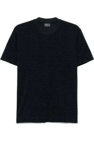 Emporio Armani T-Shirt mit geflocktem Logo