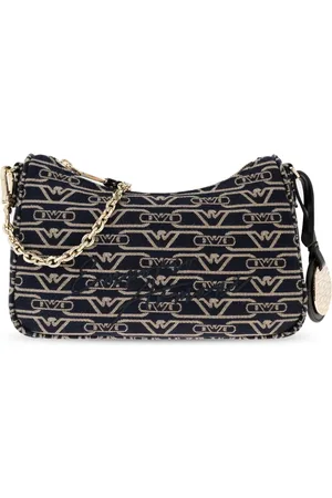 Emporio Armani Schultertasche mit Logo-Stickerei