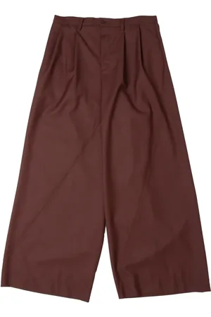 YOSHIO KUBO Wide-Leg-Hose mit Bundfalten