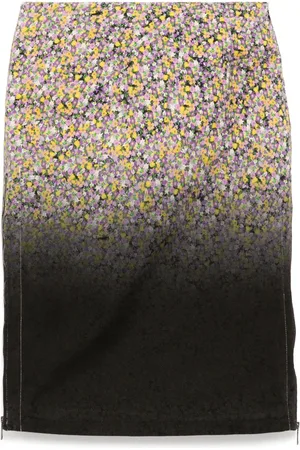 Nº21 Rock mit Blumen-Print