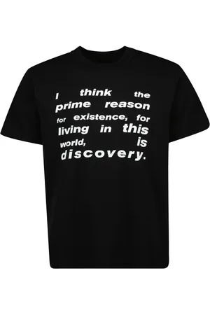 SACAI T-Shirt mit Slogan-Print