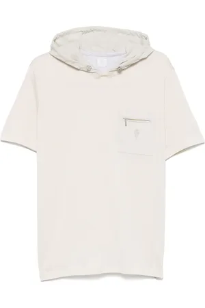 ELEVENTY T-Shirt mit Logo-Stickerei