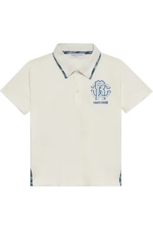 Roberto Cavalli Poloshirt mit Logo-Stickerei