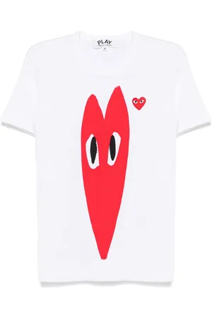 Comme des Garçons T-Shirt mit kontrastierendem Logo-Print