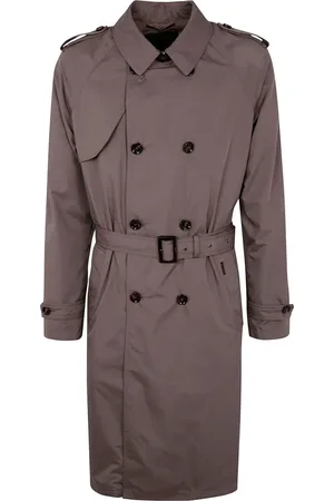 MOORER Trenchcoat mit Gürtel