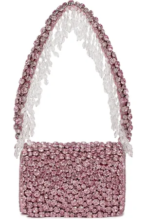 Maison Ava Schultertasche mit Kristallen