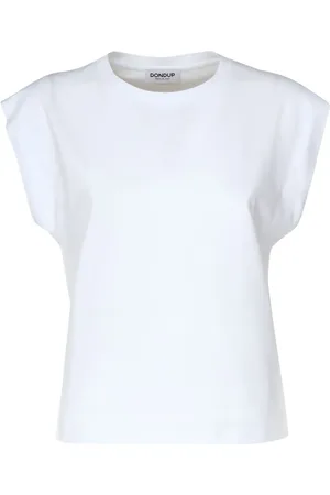Dondup T-Shirt mit Logo-Schild
