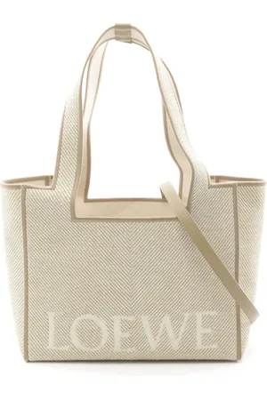 Loewe 2020s mittelgroße Font Tote Handtasche
