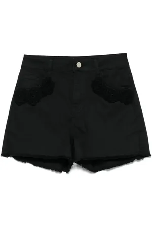Liu Jo Shorts mit gehäkelten Blumen