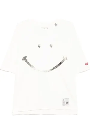 Maison Mihara Yasuhiro T-Shirt mit Smiley-Print